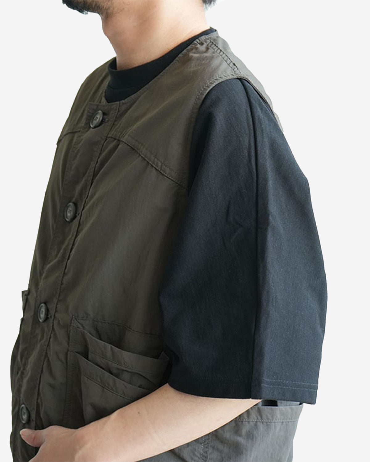Overgrown Hiker Vest - Charcoal