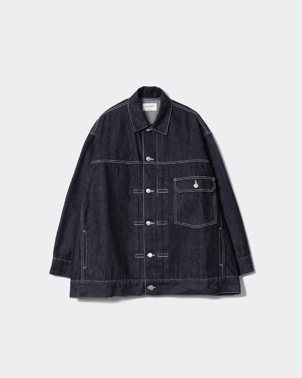 Selvedge Denim Big Blouson - Indigo