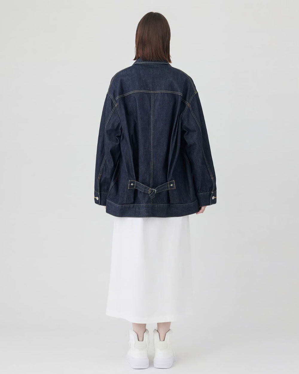 Selvedge Denim Big Blouson - Indigo