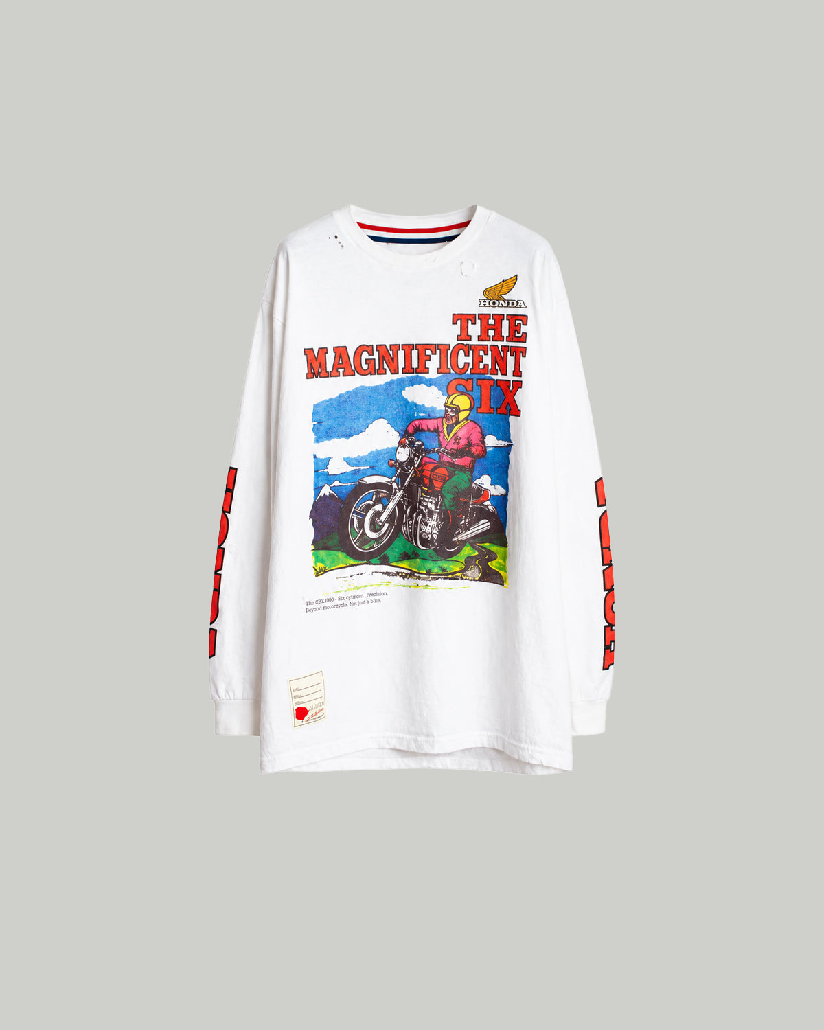 Honda x Seveskig CBX1000 L/SL TEE - White