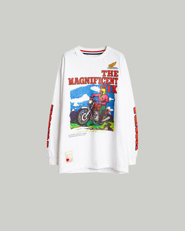 Honda x Seveskig CBX1000 L/SL TEE - White