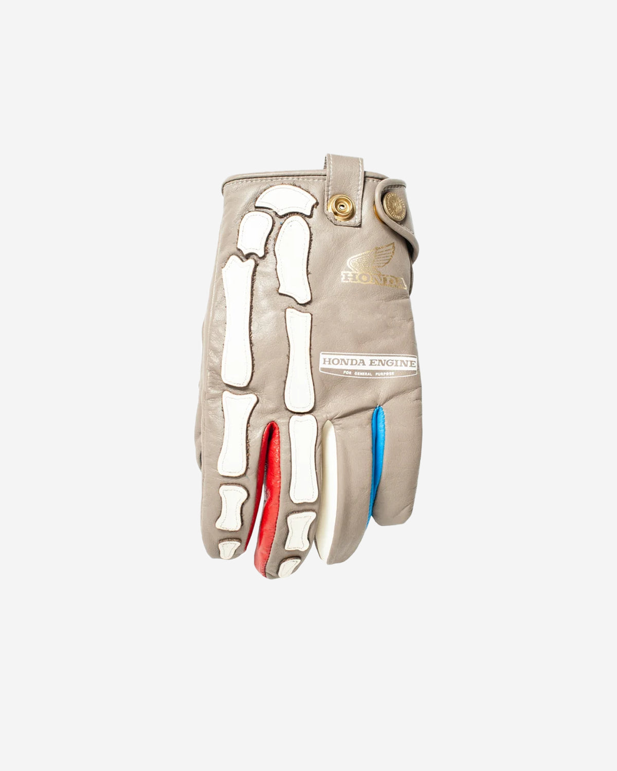 Honda x Seveskig Cow Leather X-ray Gloves Honda - Beige