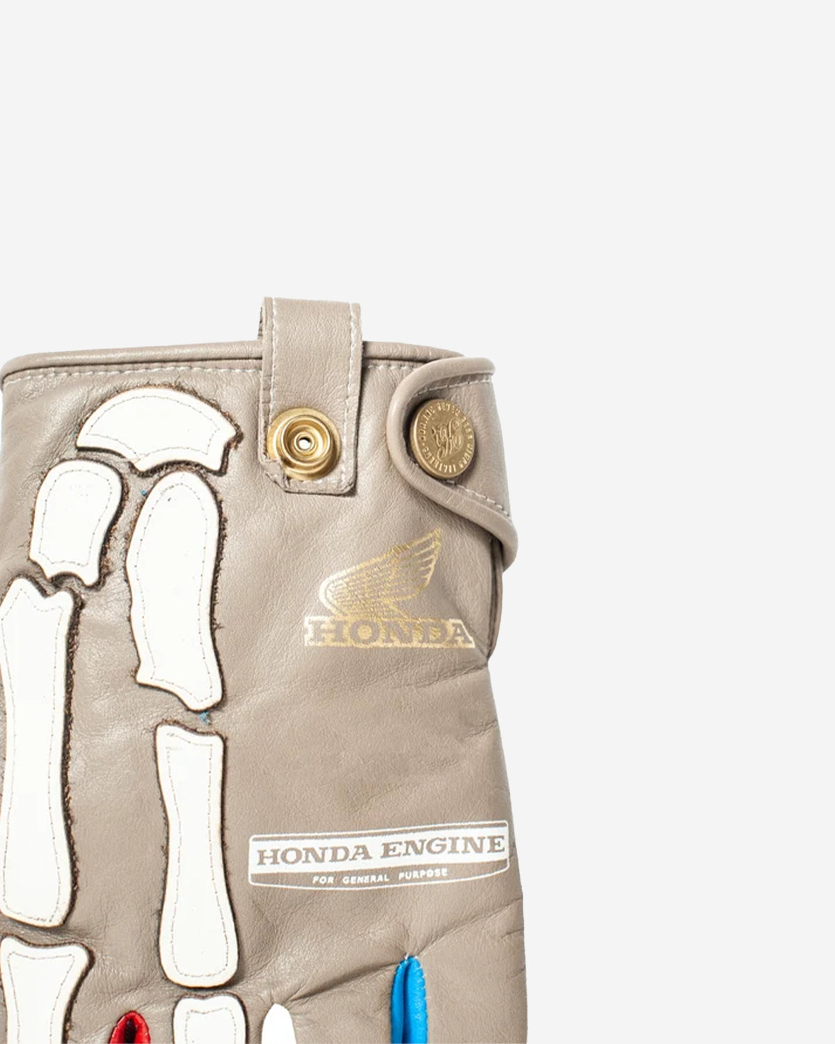 Honda x Seveskig Cow Leather X-ray Gloves Honda - Beige