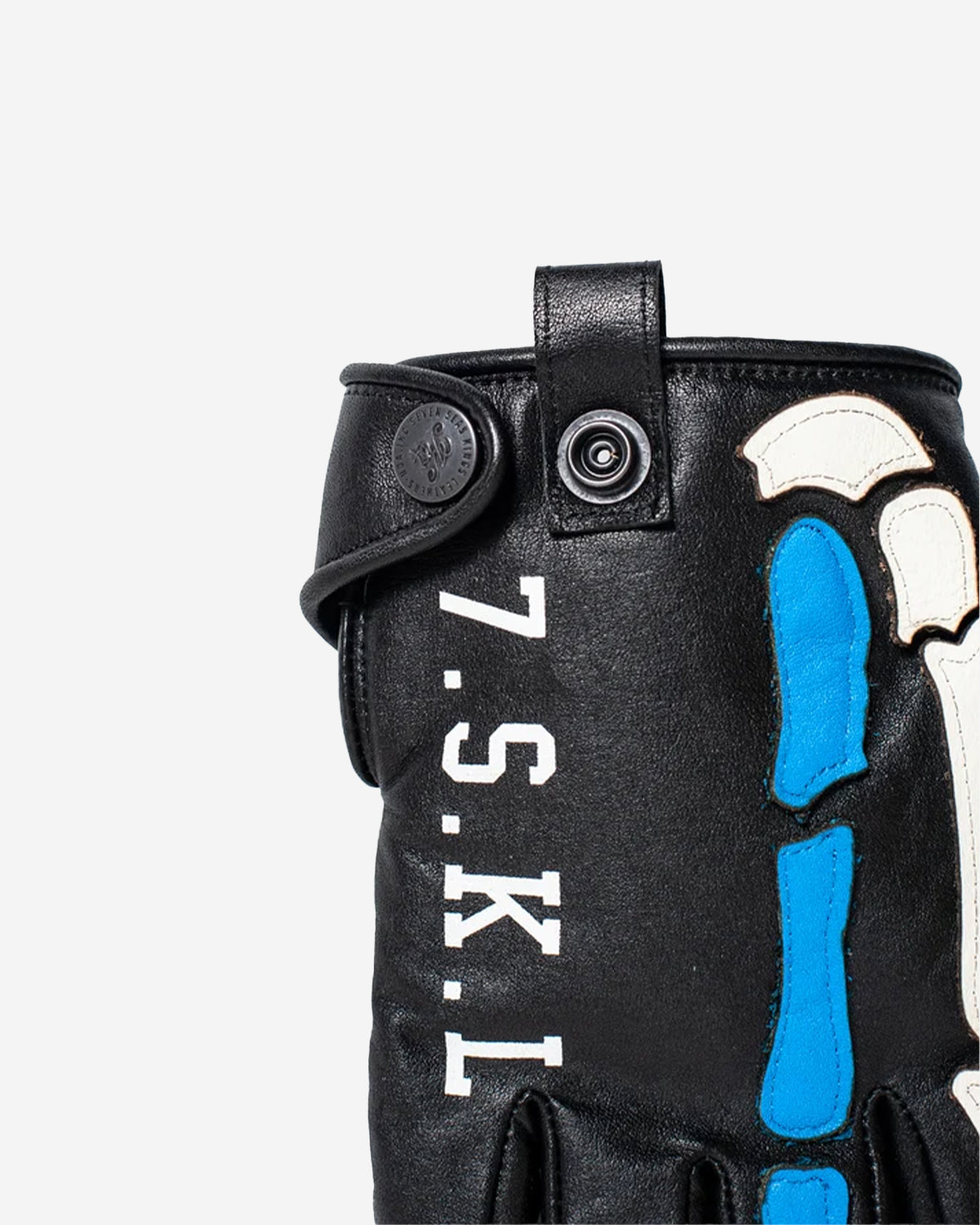 Honda x Seveskig Cow Leather X-ray Gloves Honda - Black