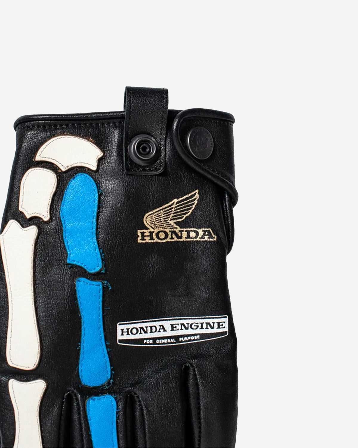 Honda x Seveskig Cow Leather X-ray Gloves Honda - Black
