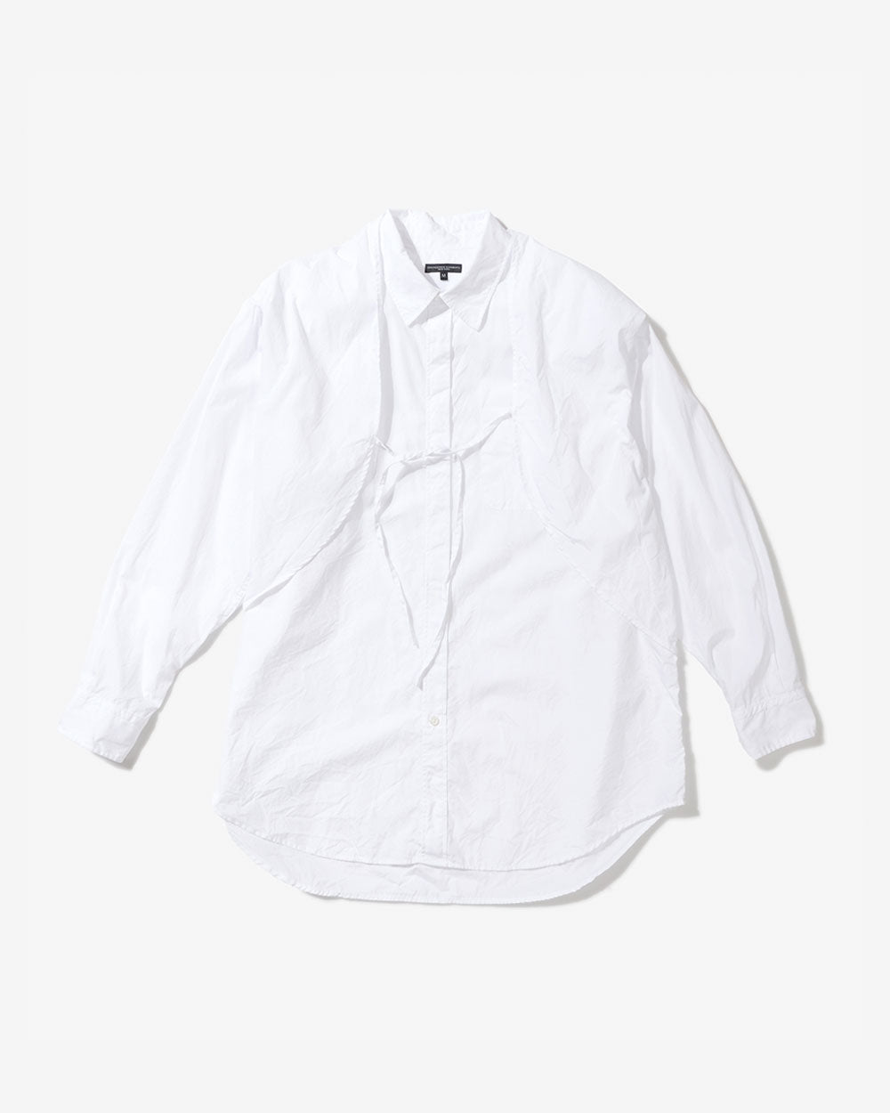 Shawl Shirt - White 100's 2Ply Broadcloth