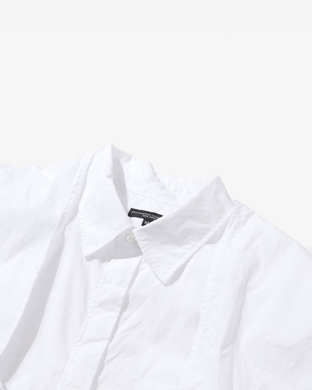 Shawl Shirt - White 100's 2Ply Broadcloth