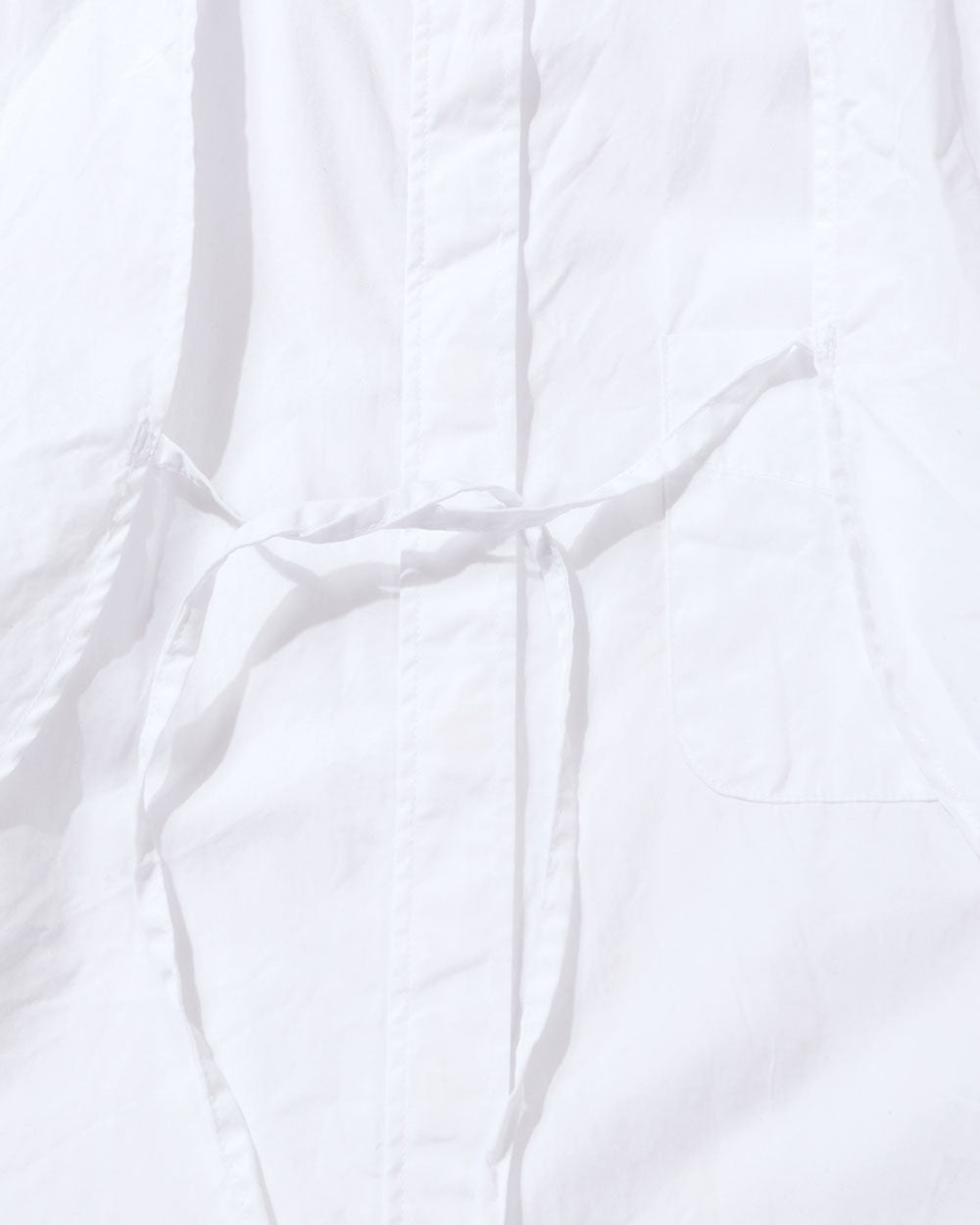 Shawl Shirt - White 100's 2Ply Broadcloth