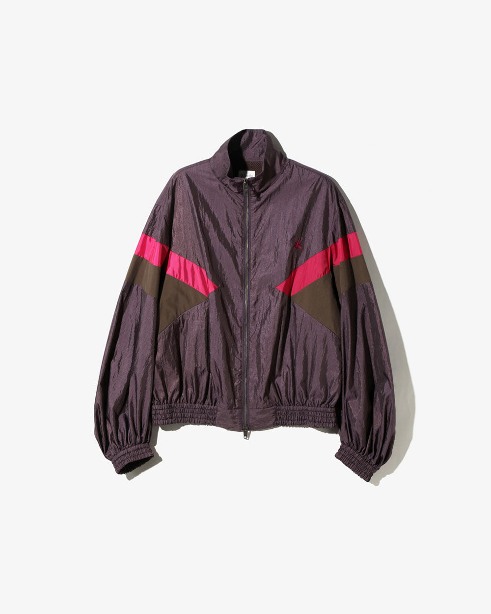 Short Track Jacket - Switching Pattern - Purple