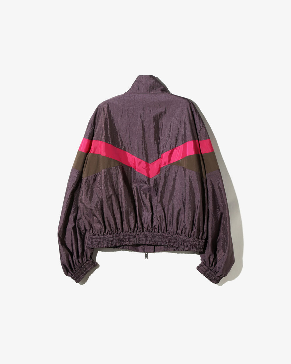 Short Track Jacket - Switching Pattern - Purple