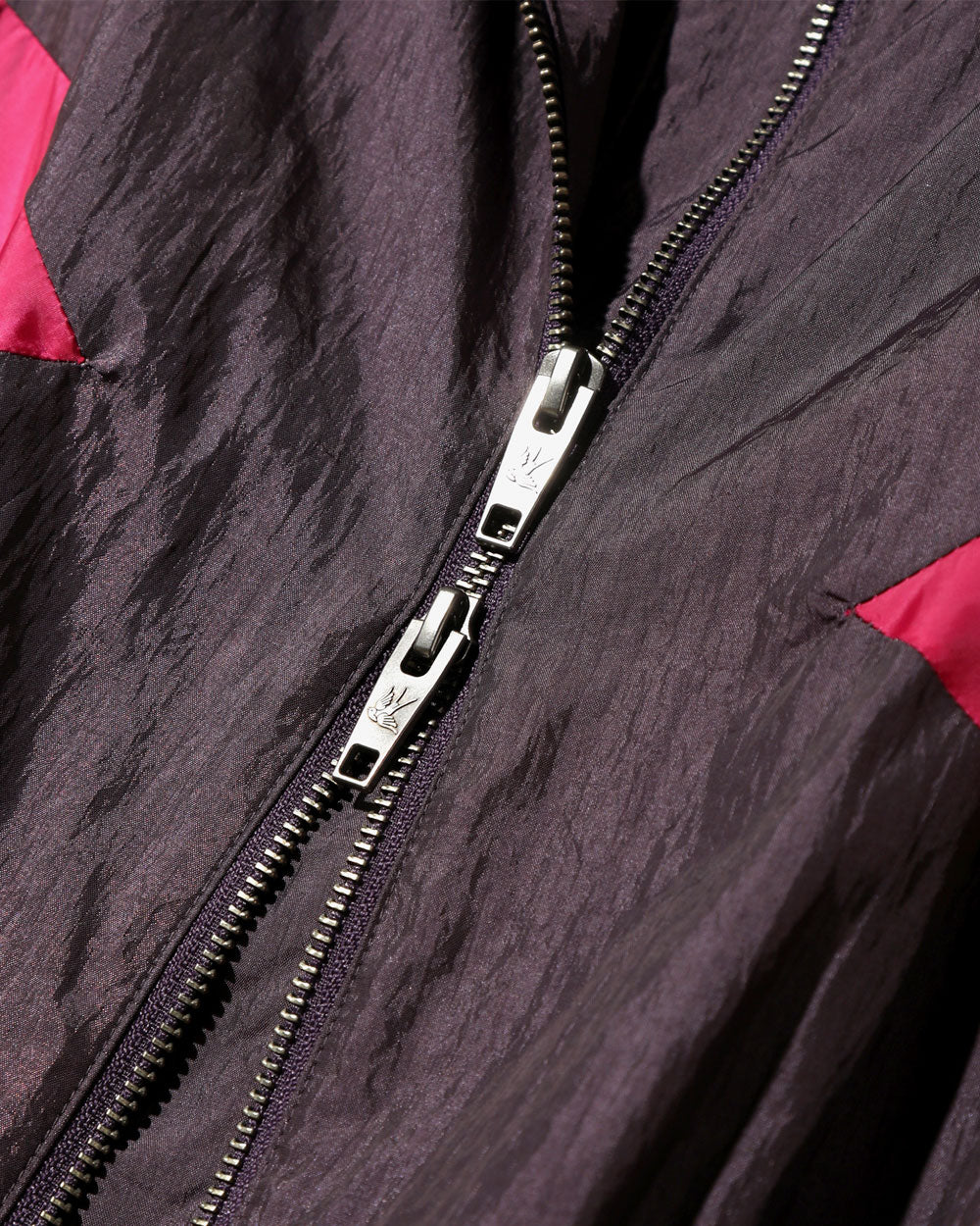 Short Track Jacket - Switching Pattern - Purple