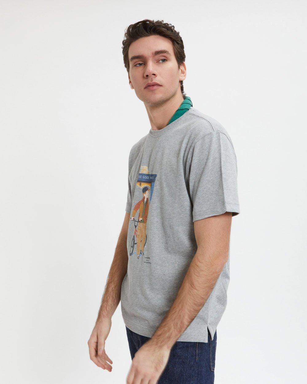 Slowboy Arlington T-Shirt - Grey Melange