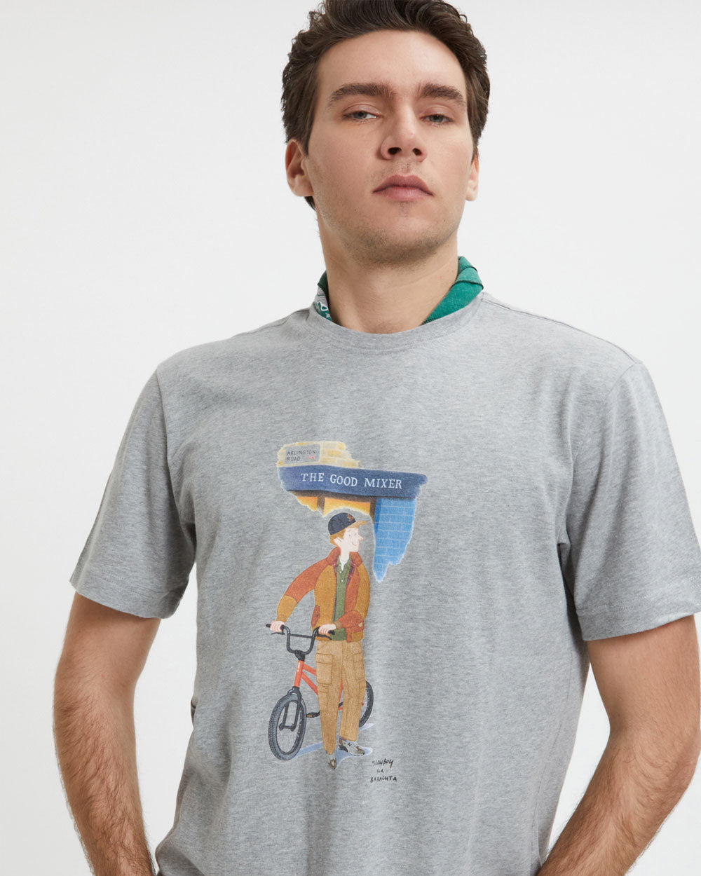 Slowboy Arlington T-Shirt - Grey Melange