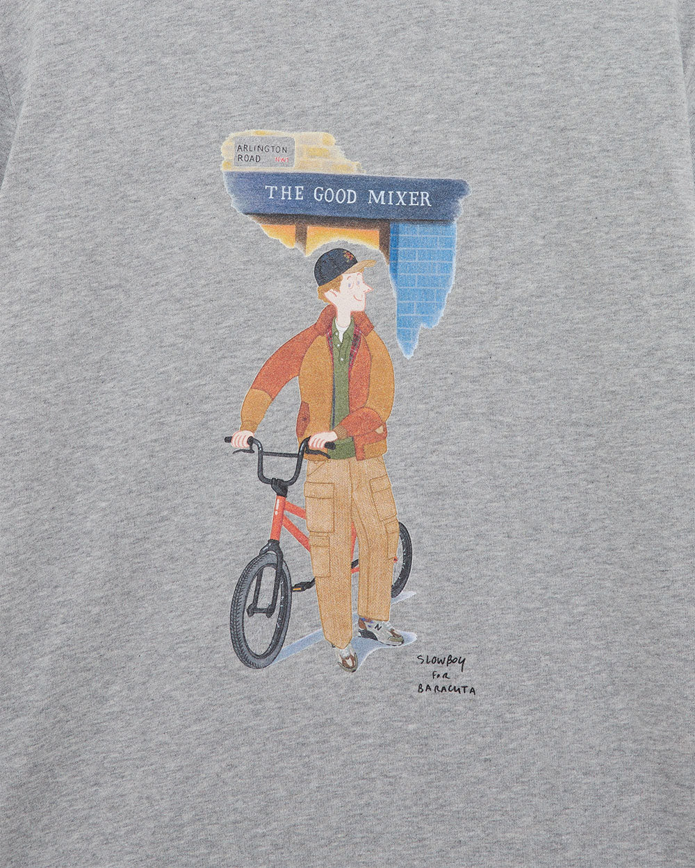 Slowboy Arlington T-Shirt - Grey Melange