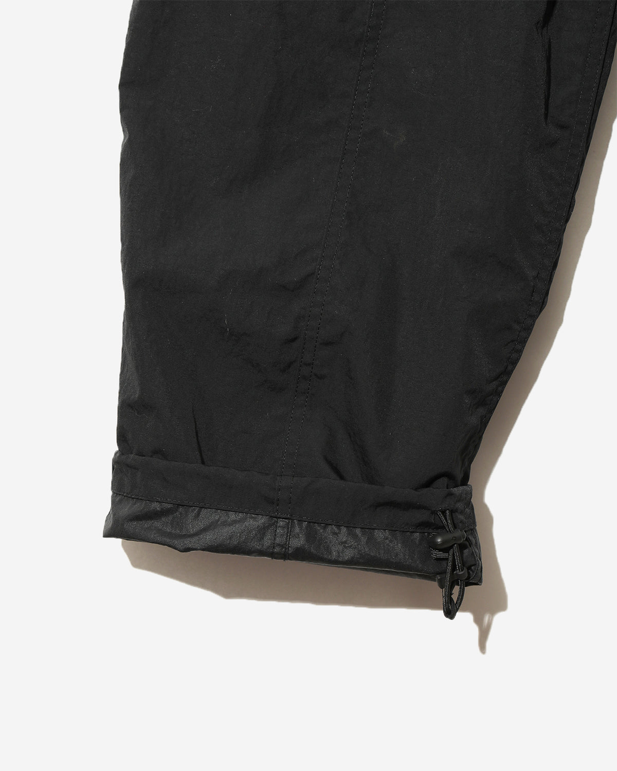 Belted C.S.Pant - Nylon Tussah - Black