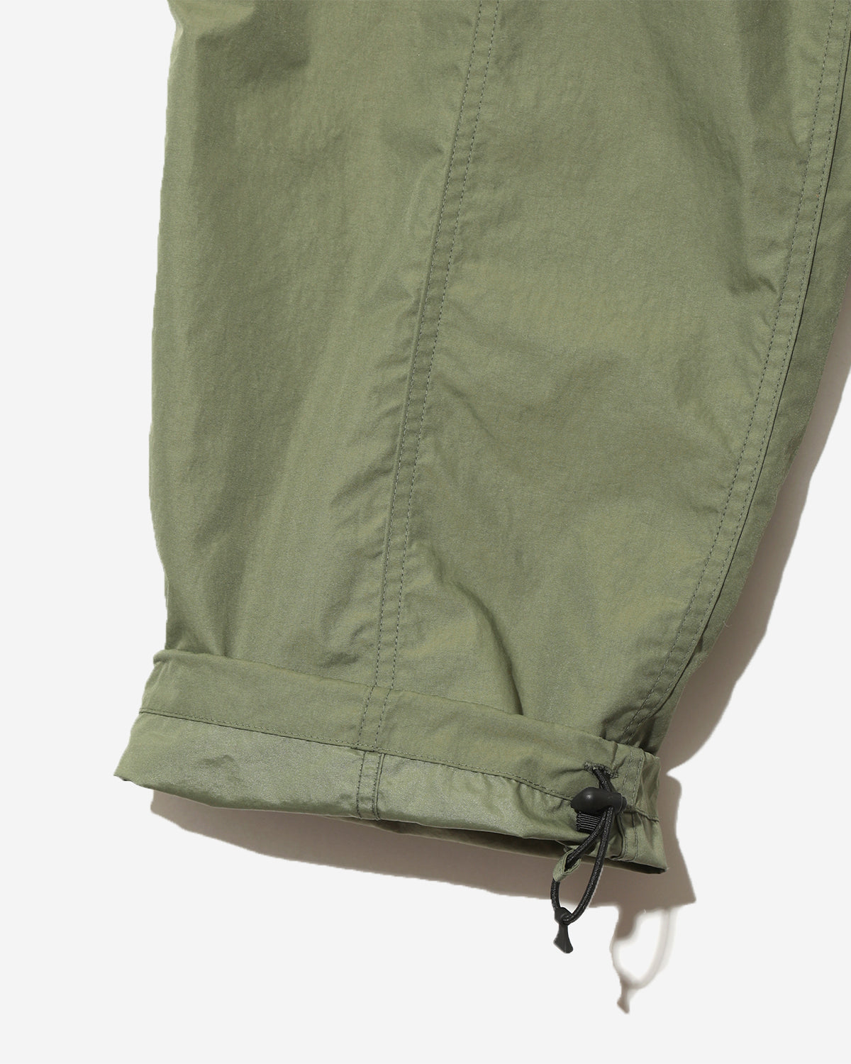 Belted C.S.Pant - Nylon Tussah - Olive