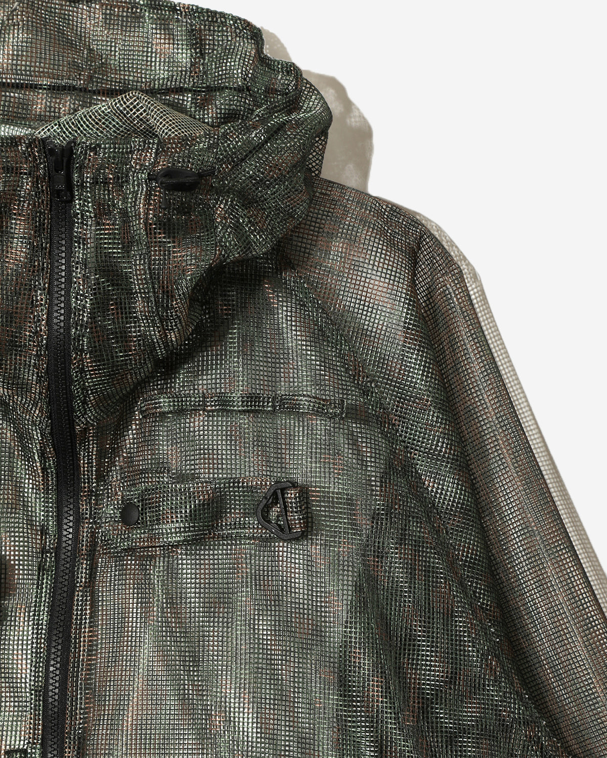 Bush Trek Jacket - Printed Heavyweight Mesh - Green