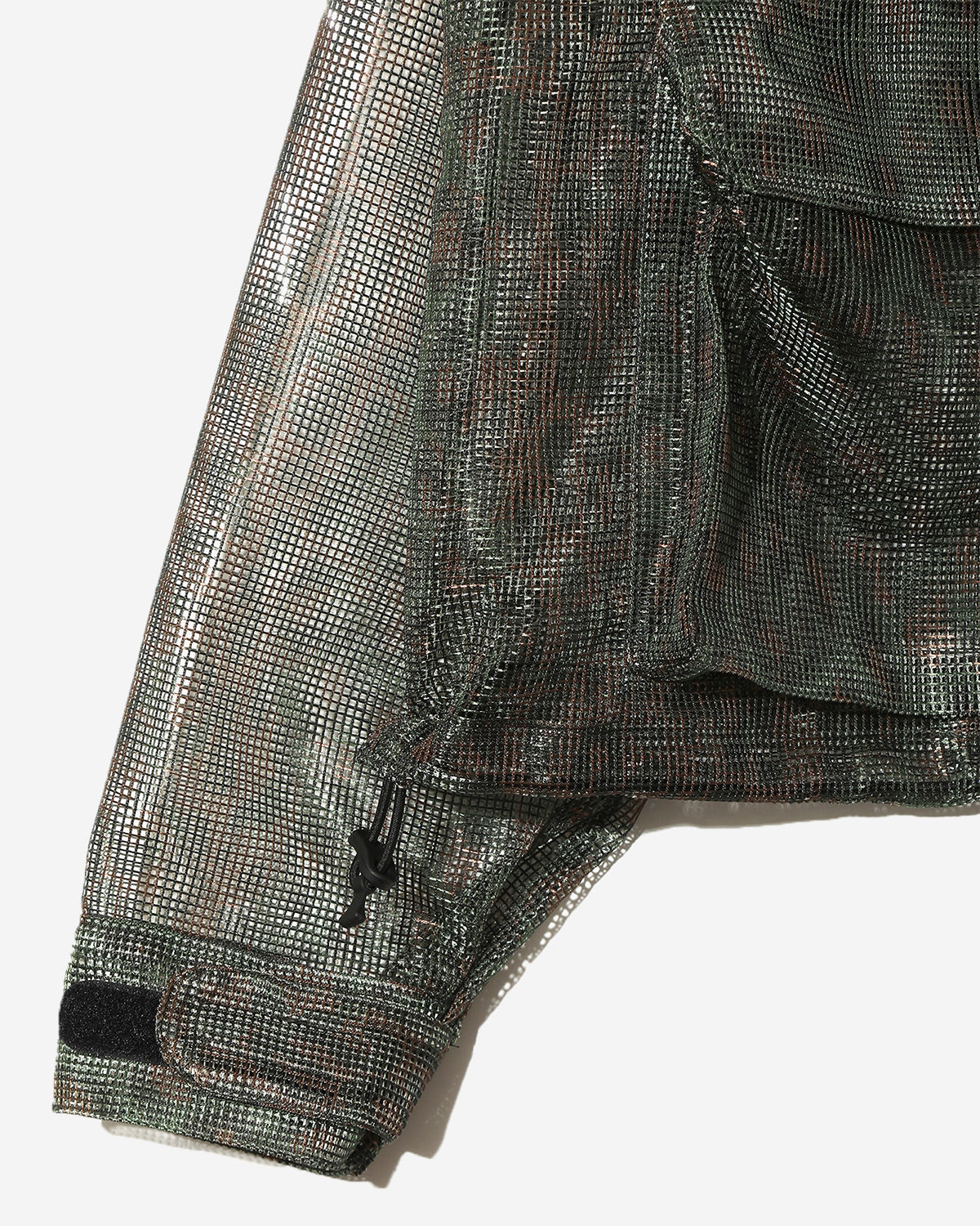 Bush Trek Jacket - Printed Heavyweight Mesh - Green