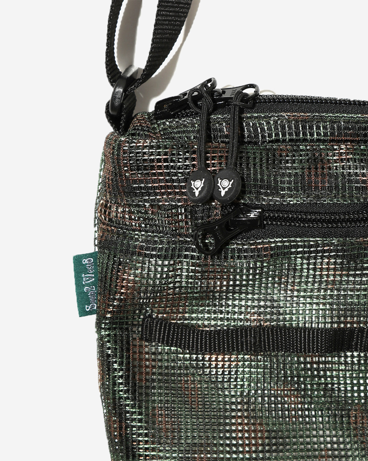 Sacoche - Printed Heavyweight Mesh - Green