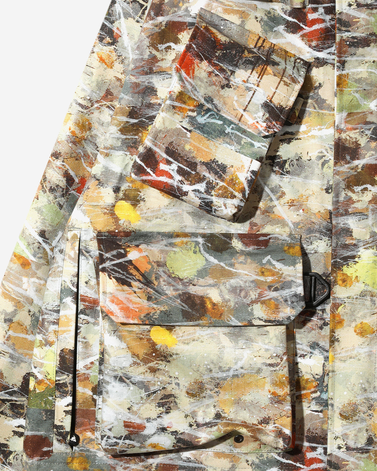 South2 West8 x Ben Miller River Trek Jacket - Printed Cotton Ripstop / 3Layer - Beige