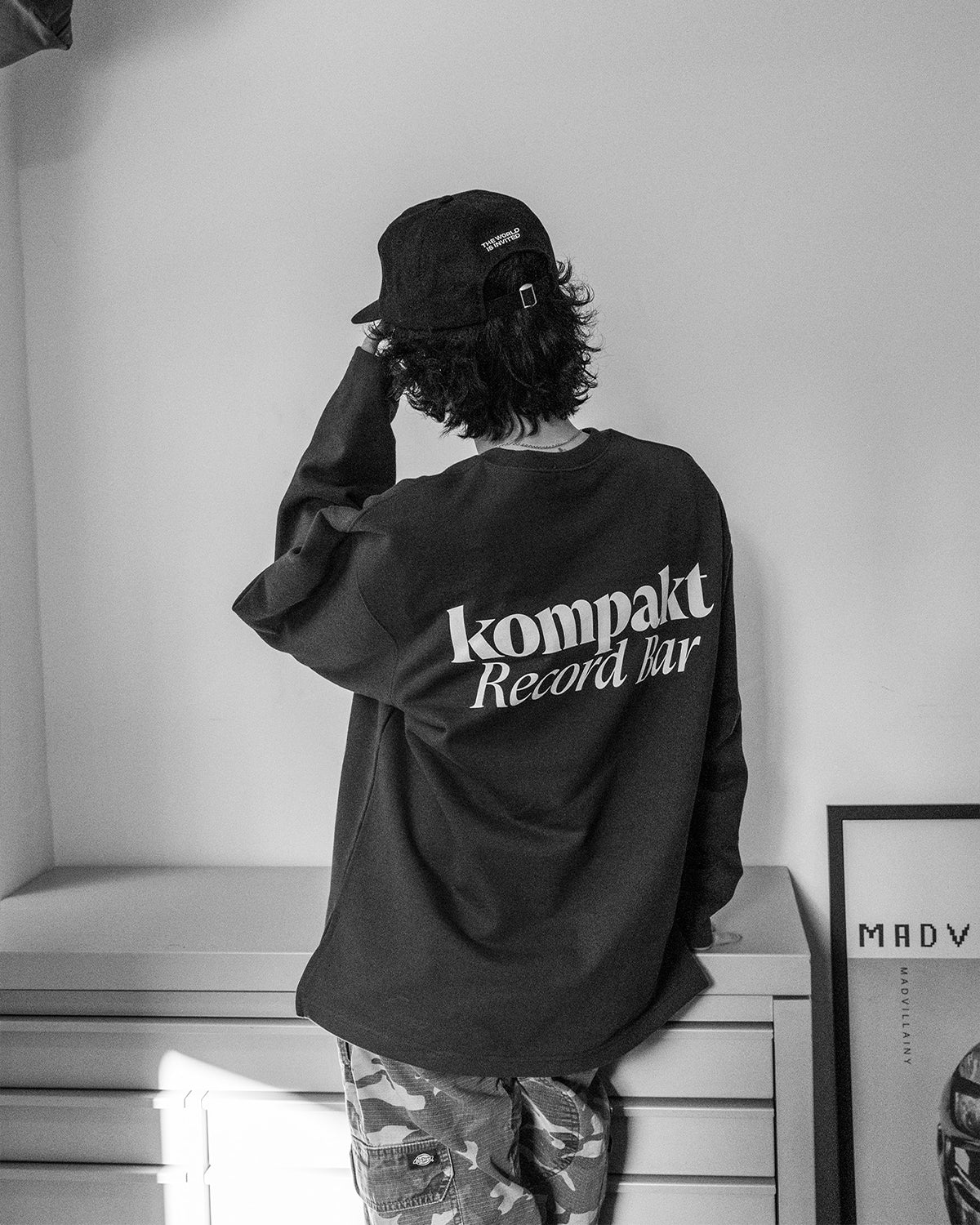 Basic Logo Long Sleeve Sweat - Charcoal