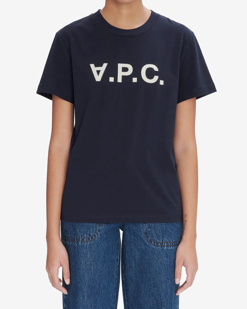 Standard Grand VPC T-Shirt - Dark Navy Blue/Ecru