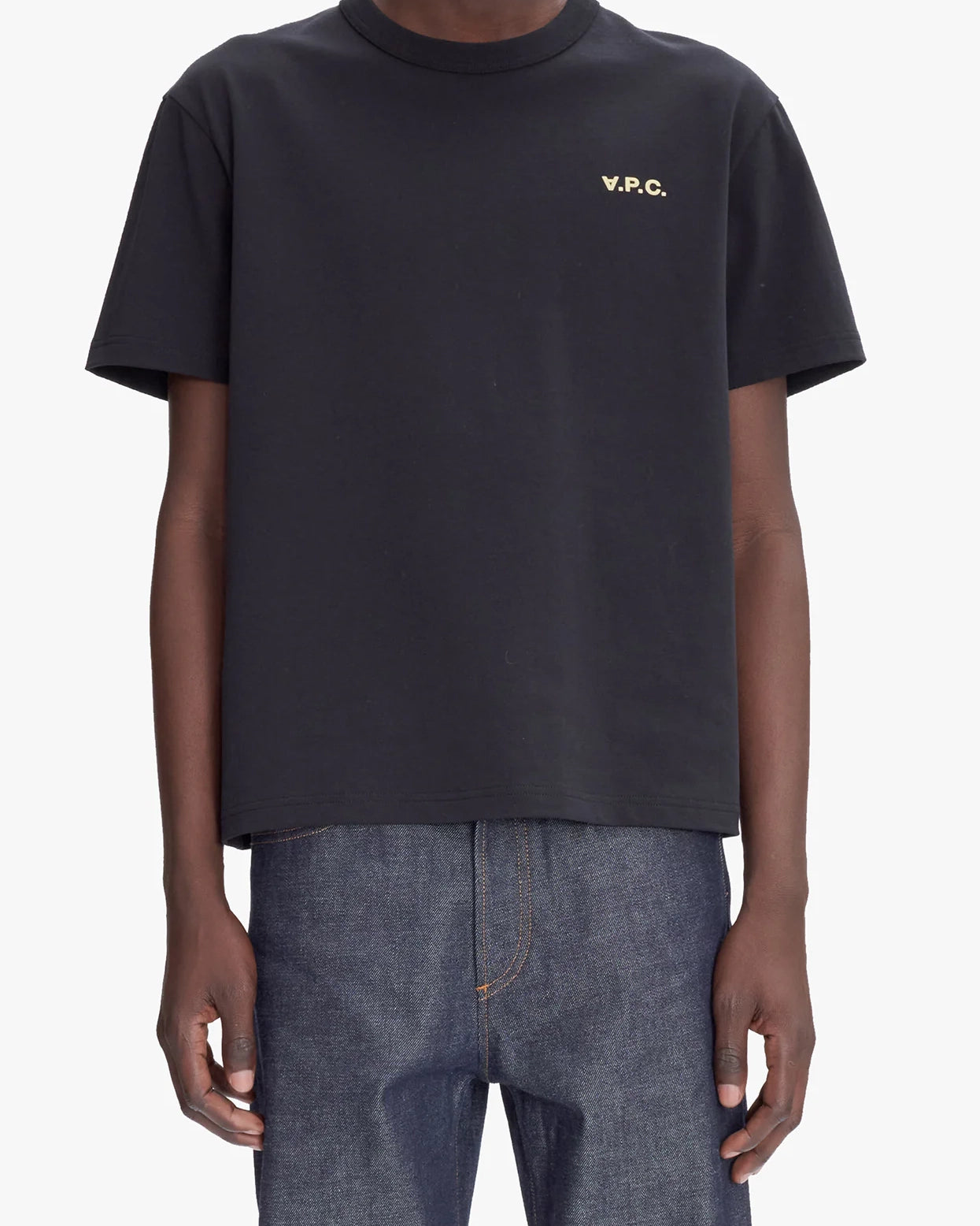 Boxy Petit VPC T-shirt - Black/Beige