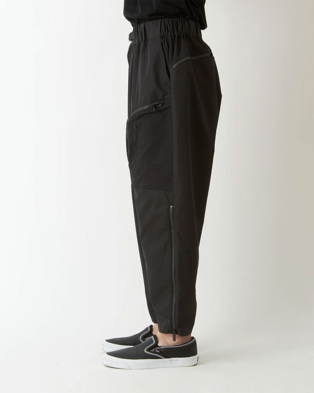 Tapered Cargo Pants - Black