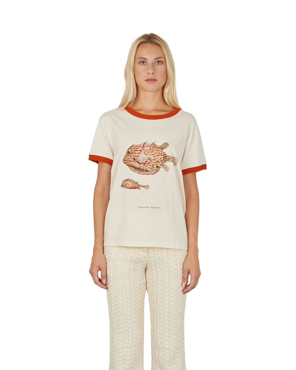 Tee-Shirt Fish - Beige