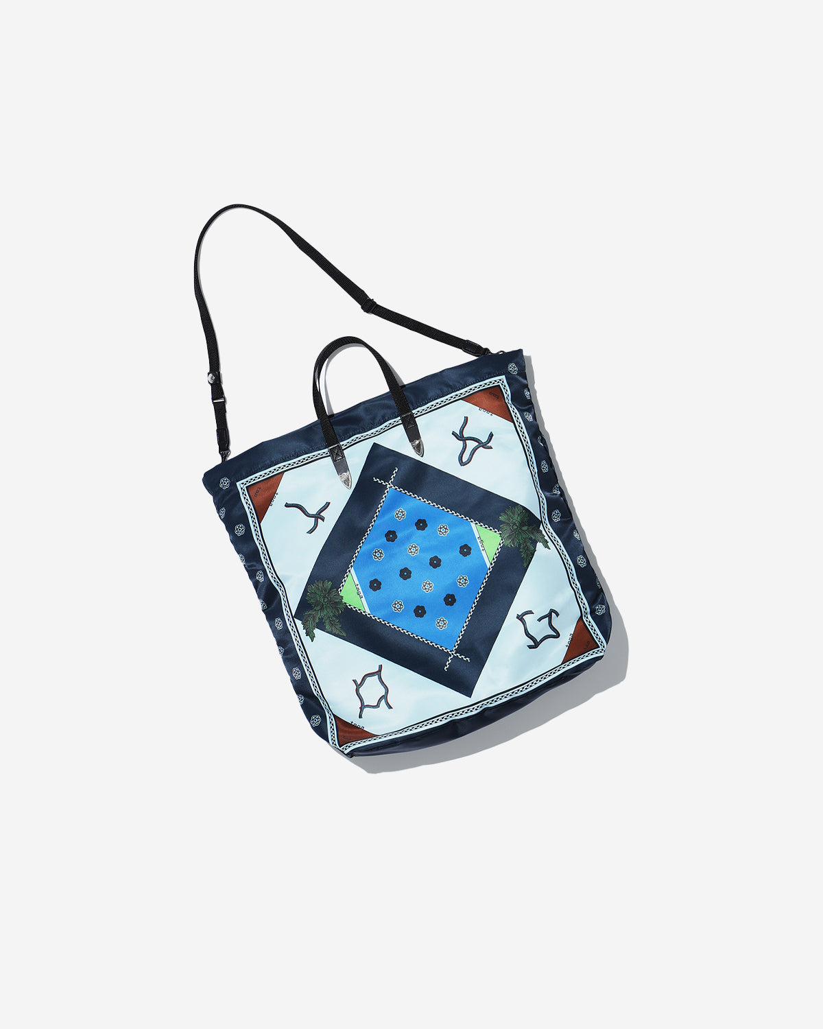 Print Tote Bag - L.Blue