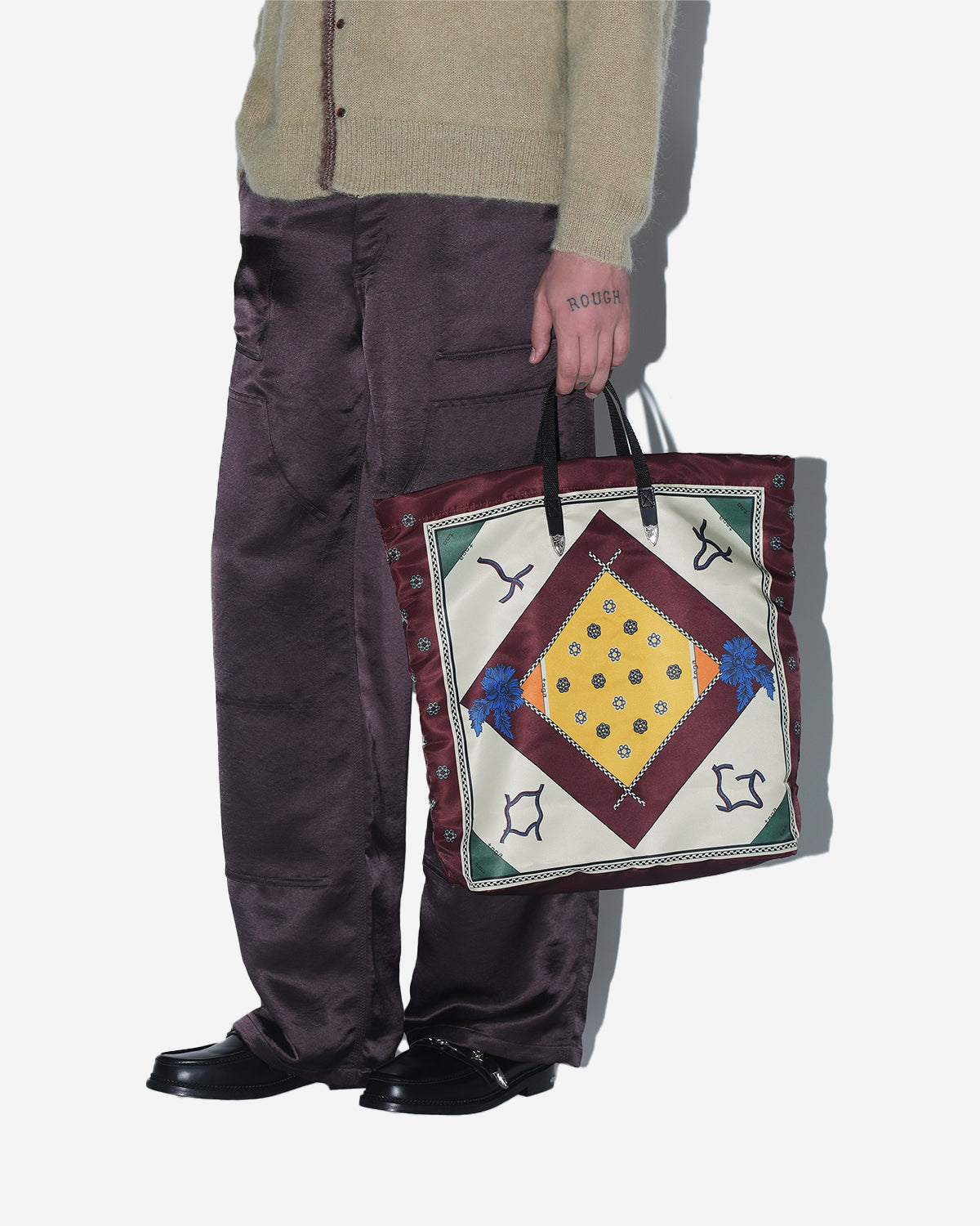 Print Tote Bag - Yellow