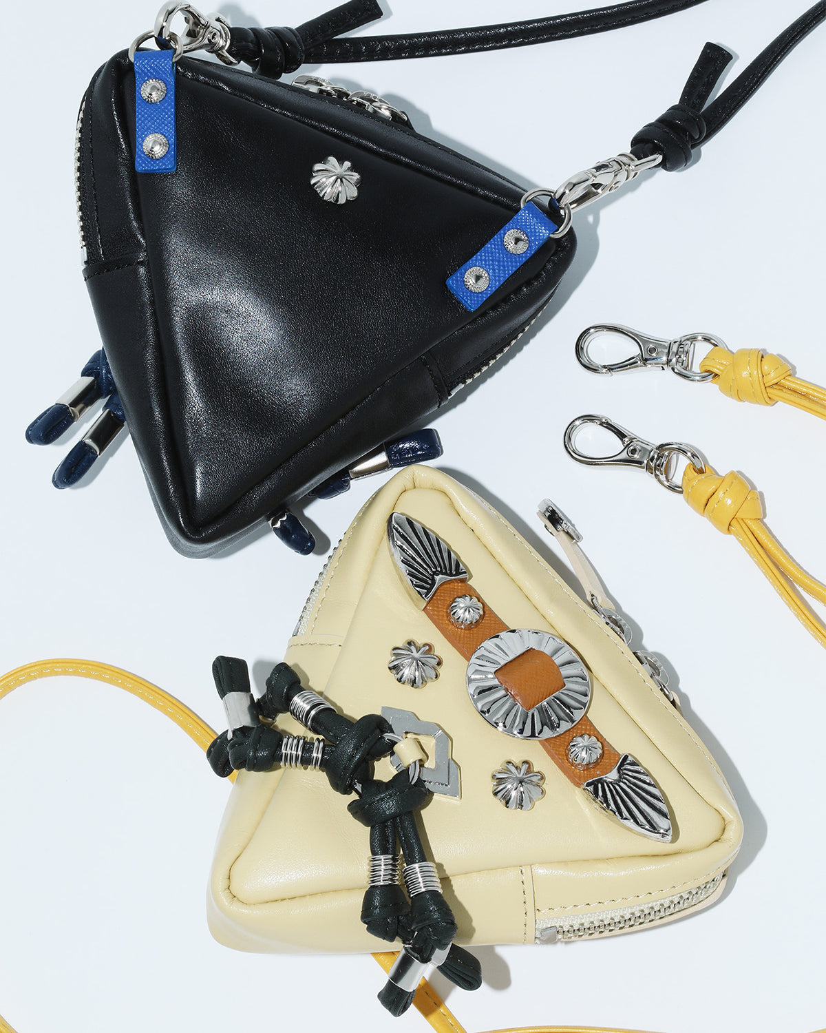 Triangle Shoulder Pouch - Black