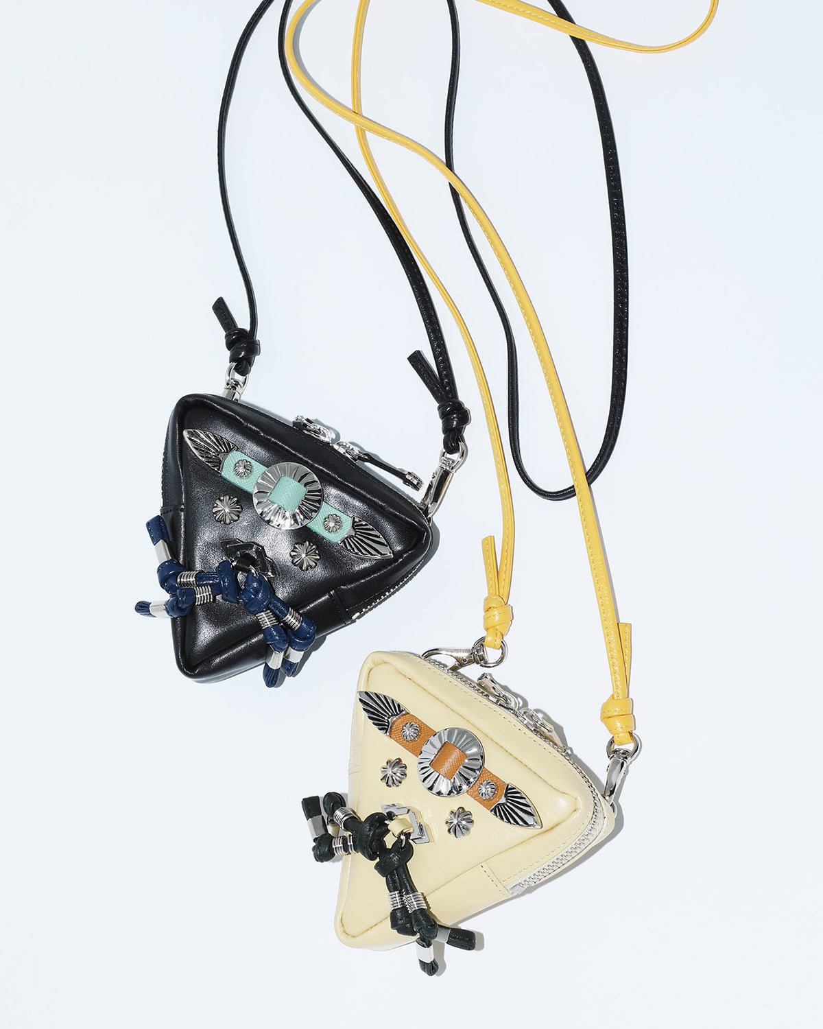 Triangle Shoulder Pouch - Yellow