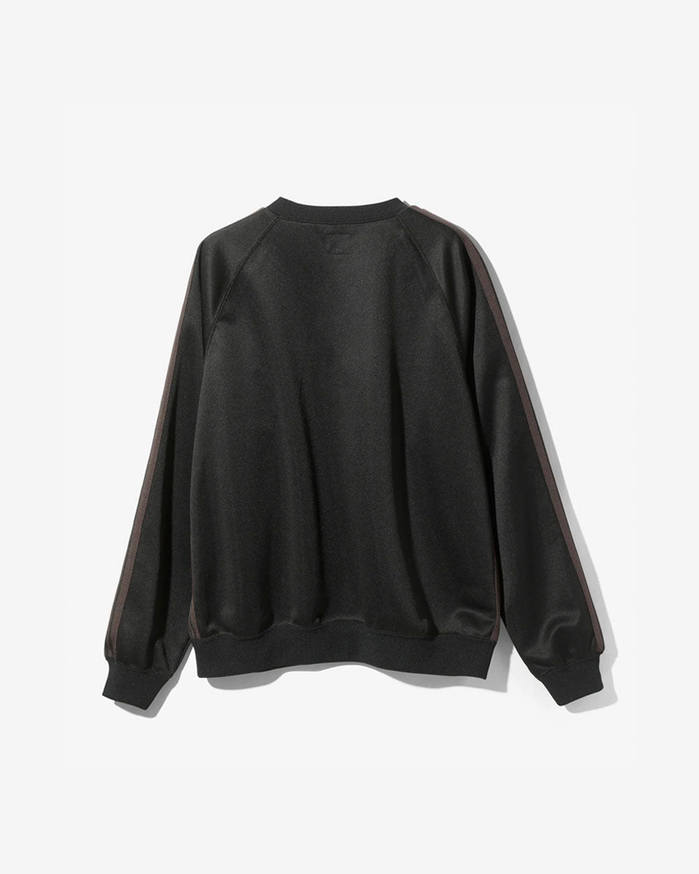 Track Crew Neck Shirt - Poly Smooth - Black