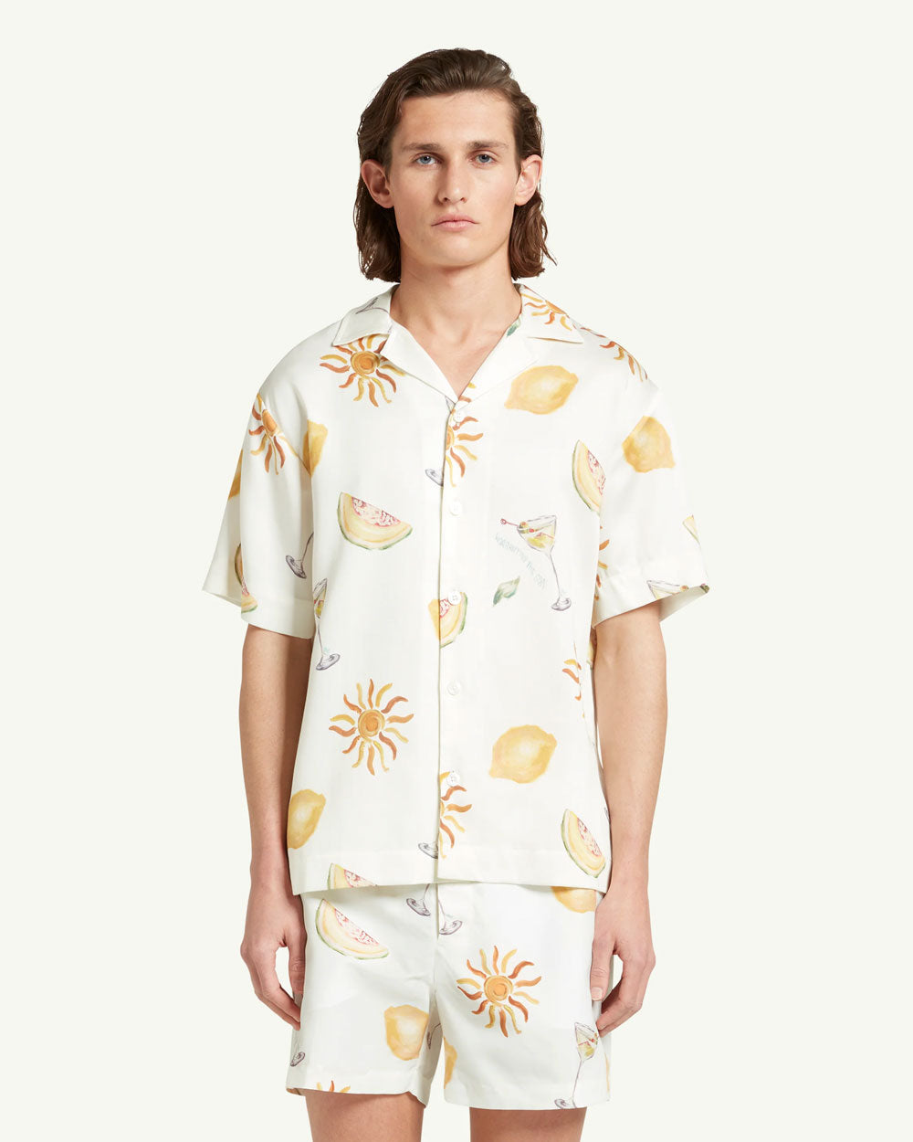 Tropical Refresh Shirt - Ivory