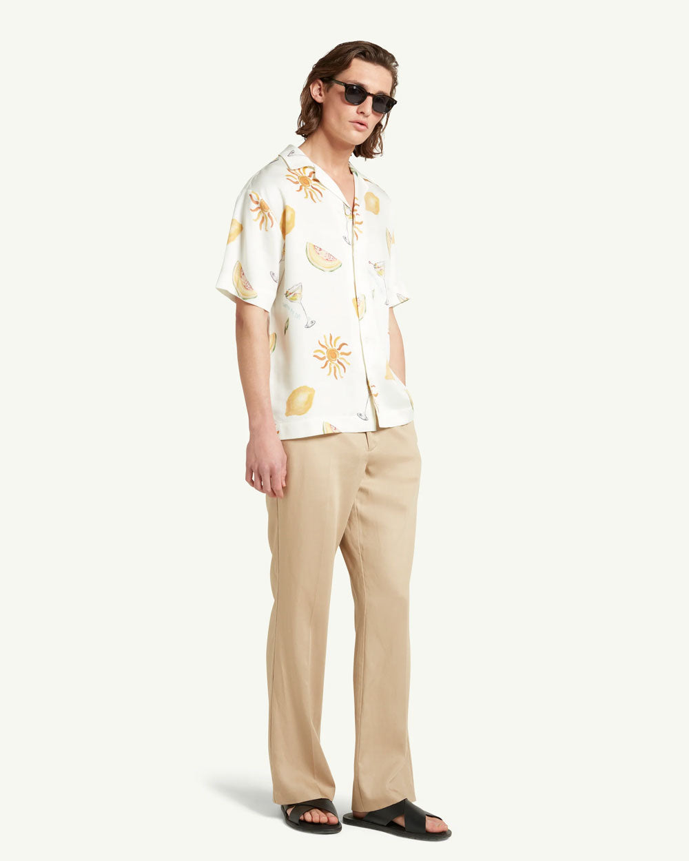 Tropical Refresh Shirt - Ivory