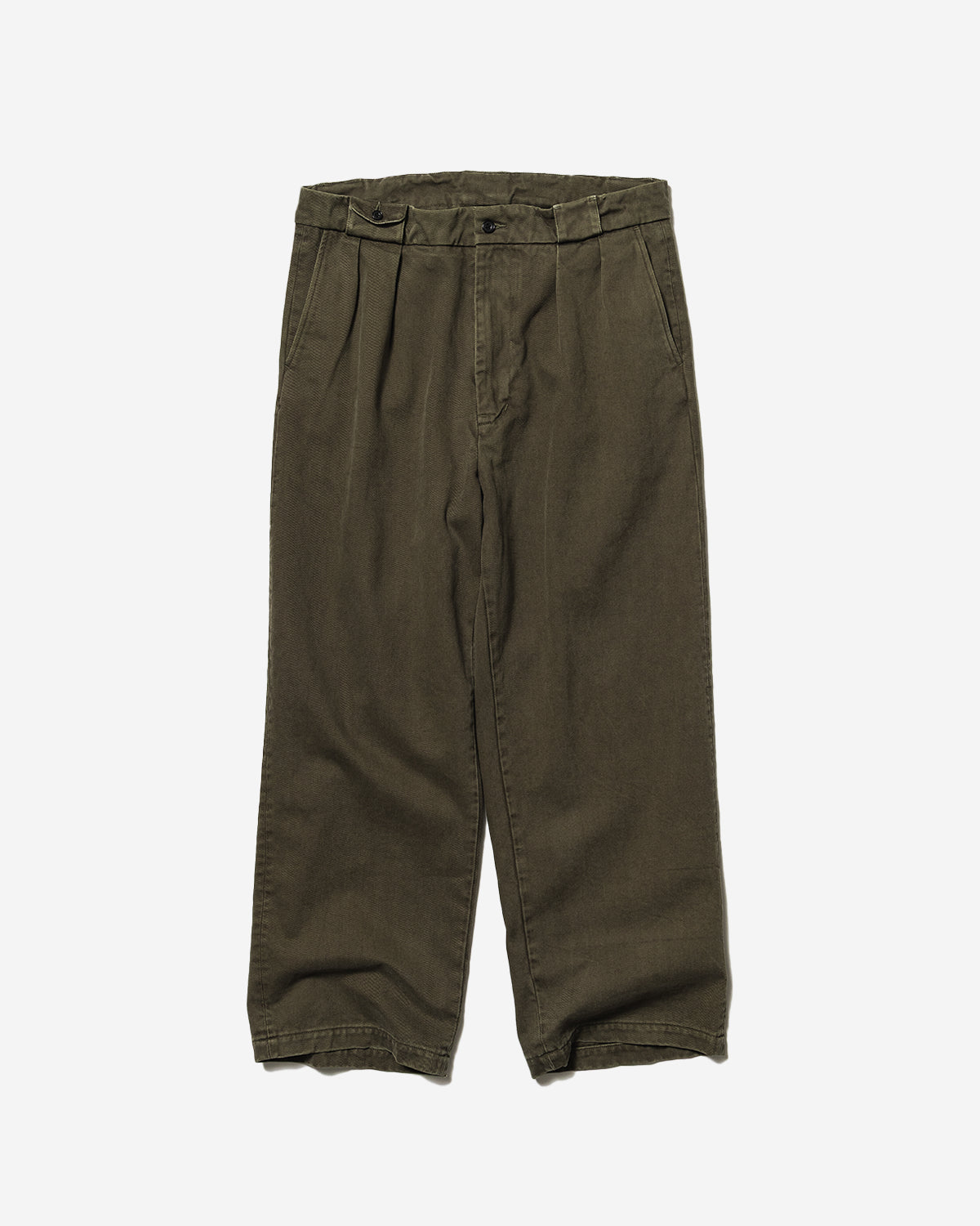 Unlikely Guide 2P Trousers Twill - Olive