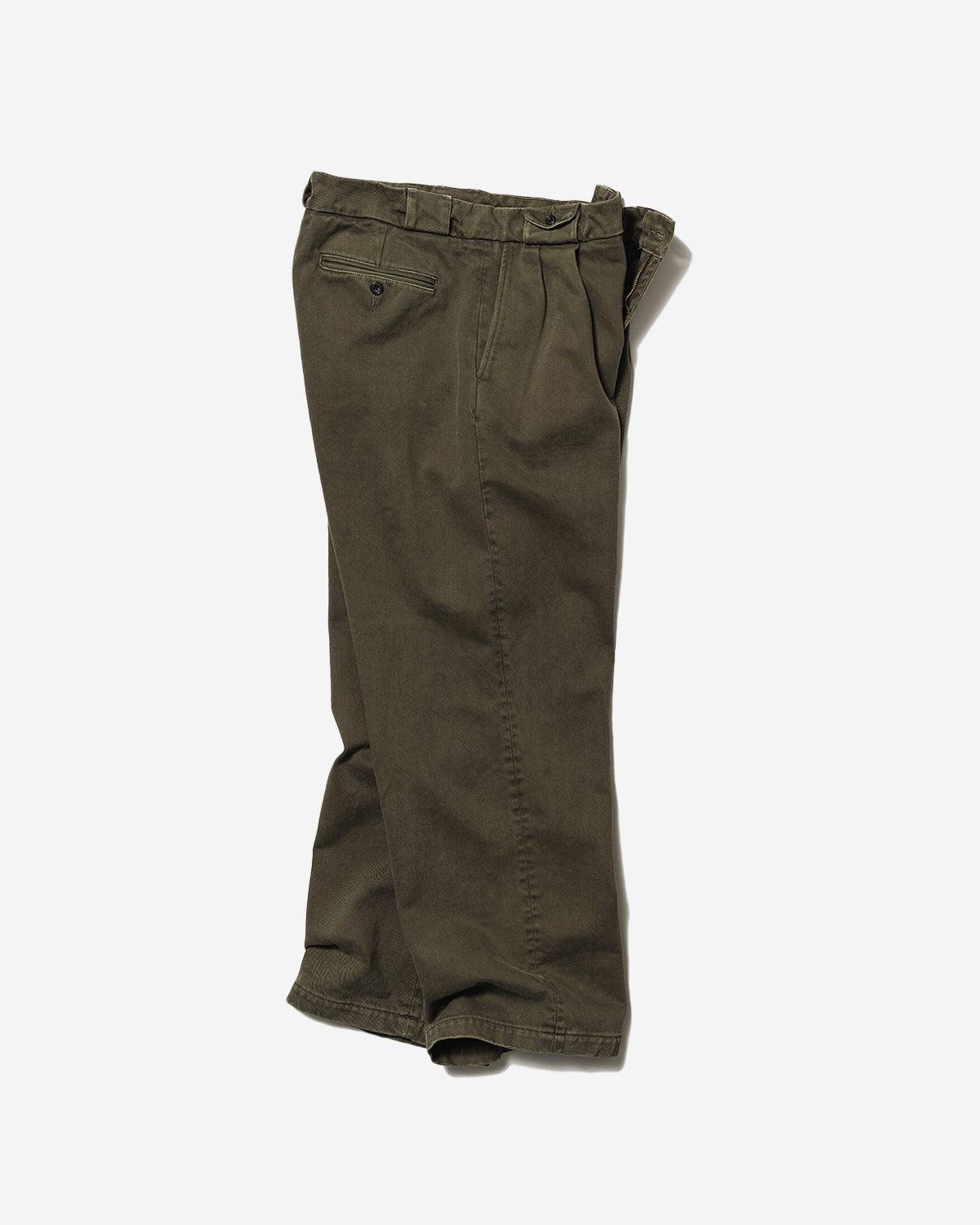 Unlikely Guide 2P Trousers Twill - Olive