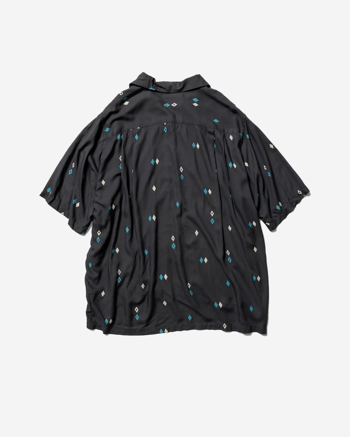 Unlikely Rayon Shirts S/S Argyle  - Charcoal