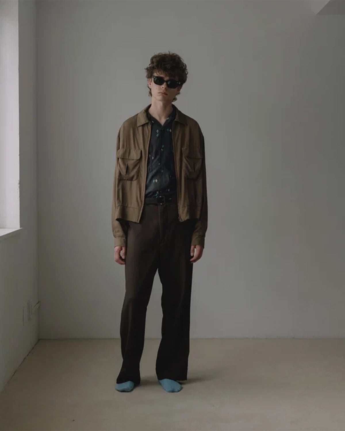 Unlikely Rayon Shirts S/S Argyle  - Charcoal