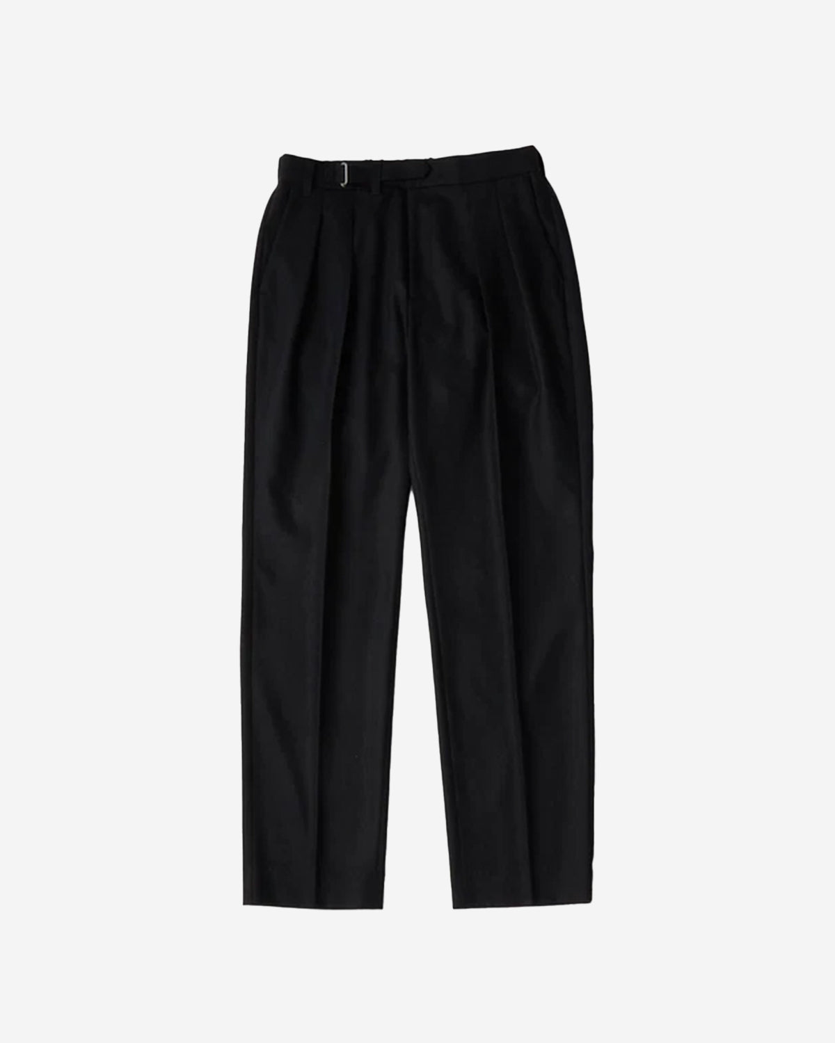 2 Tuck Tapered Pants - Black