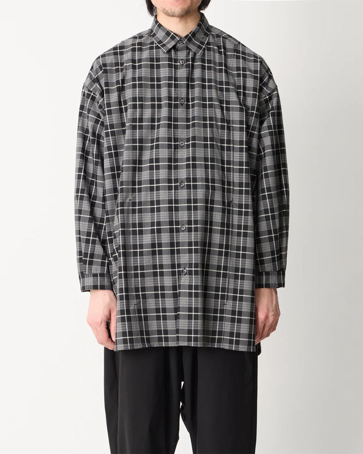 Check Shirt - Black