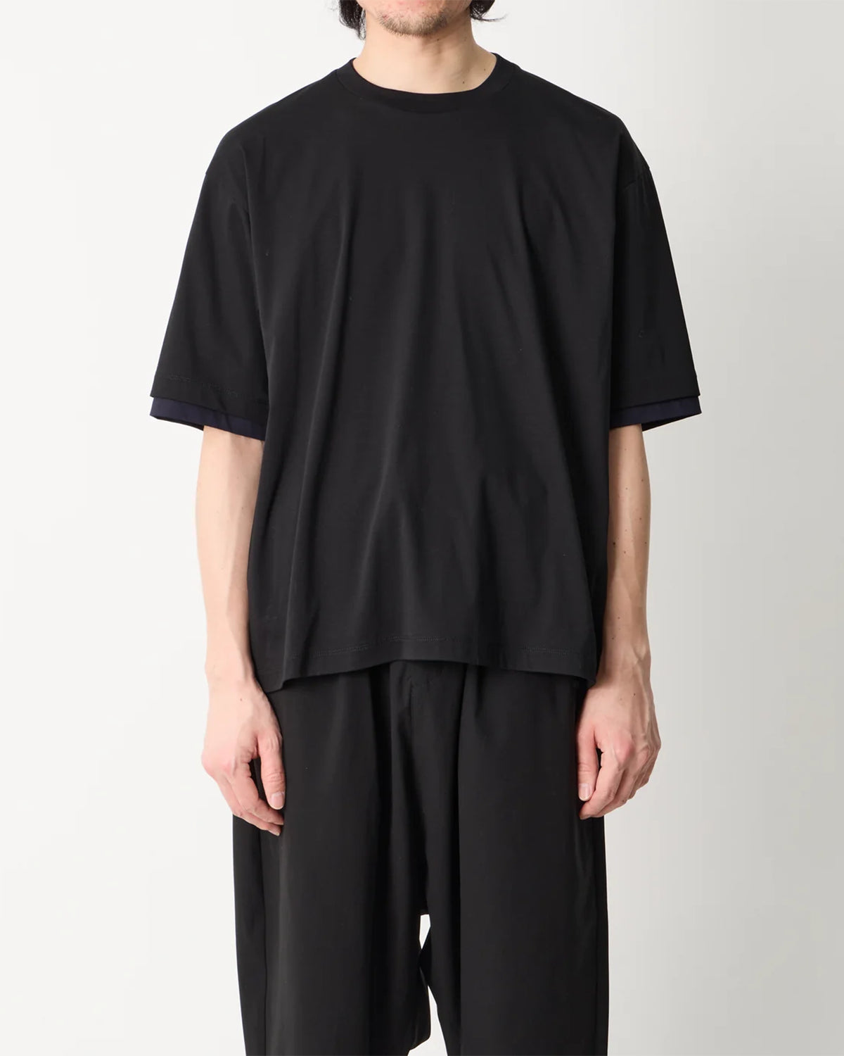 Layered T-Shirt - Black