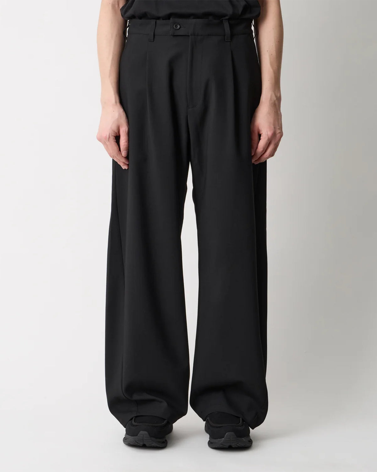 Stretch Curve Pants - Black