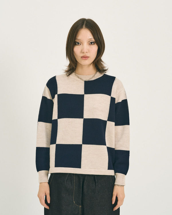 Racing Pullover - Navy / Off-White
