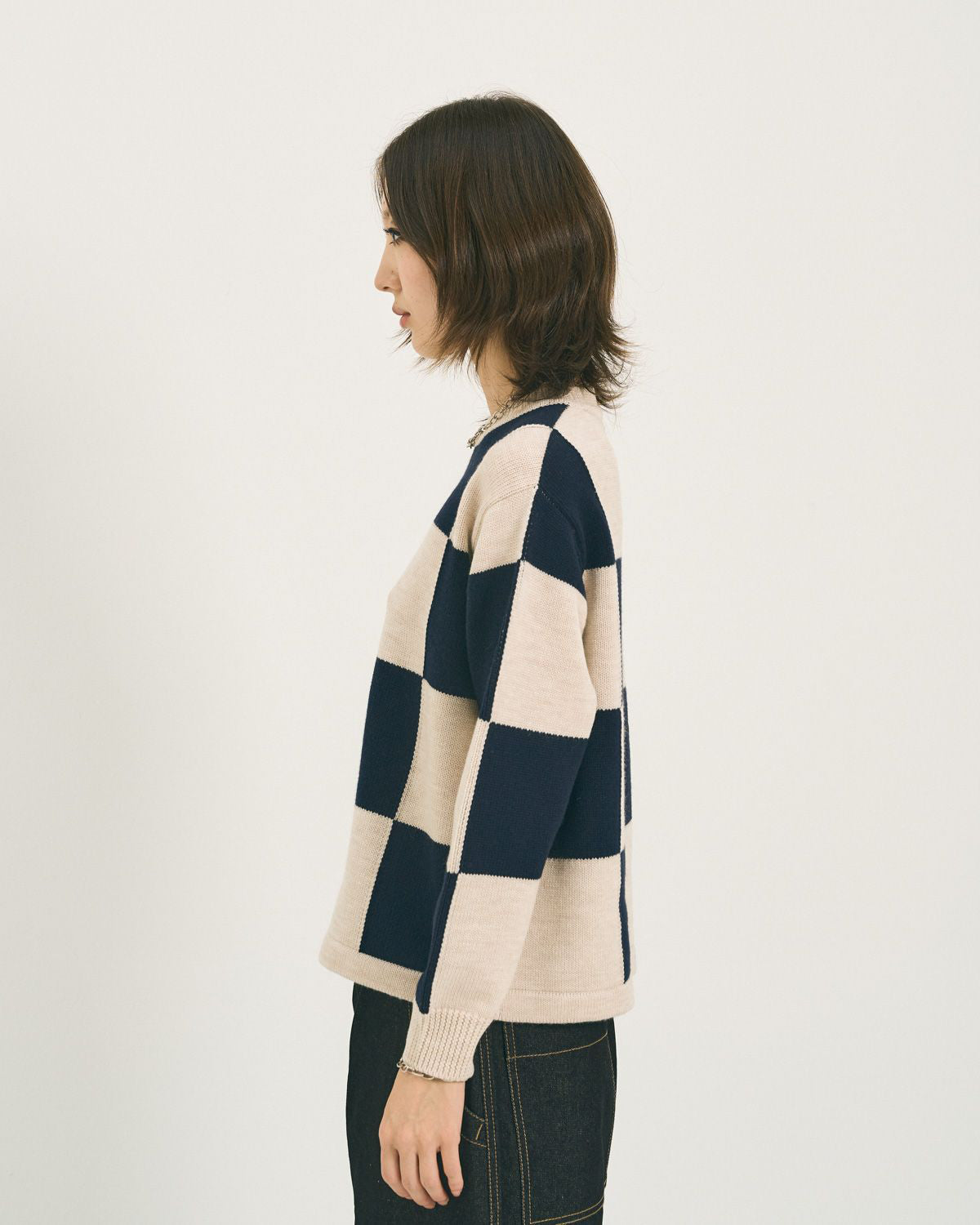 Racing Pullover - Navy / Off-White