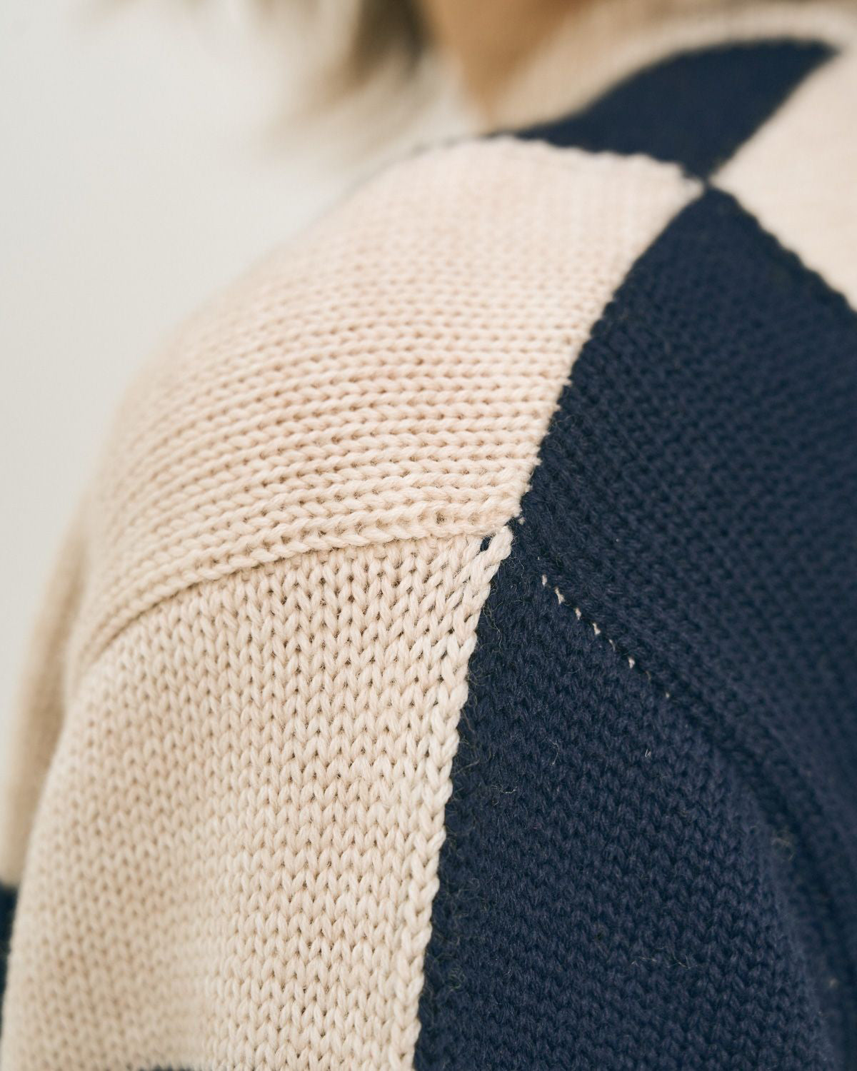 Racing Pullover - Navy / Off-White