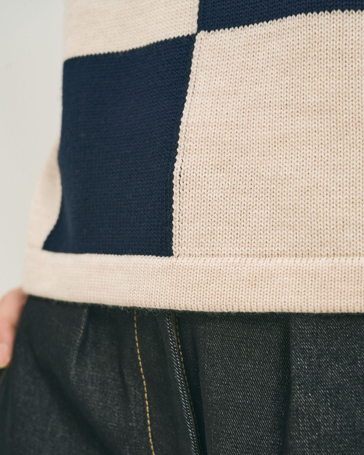 Racing Pullover - Navy / Off-White