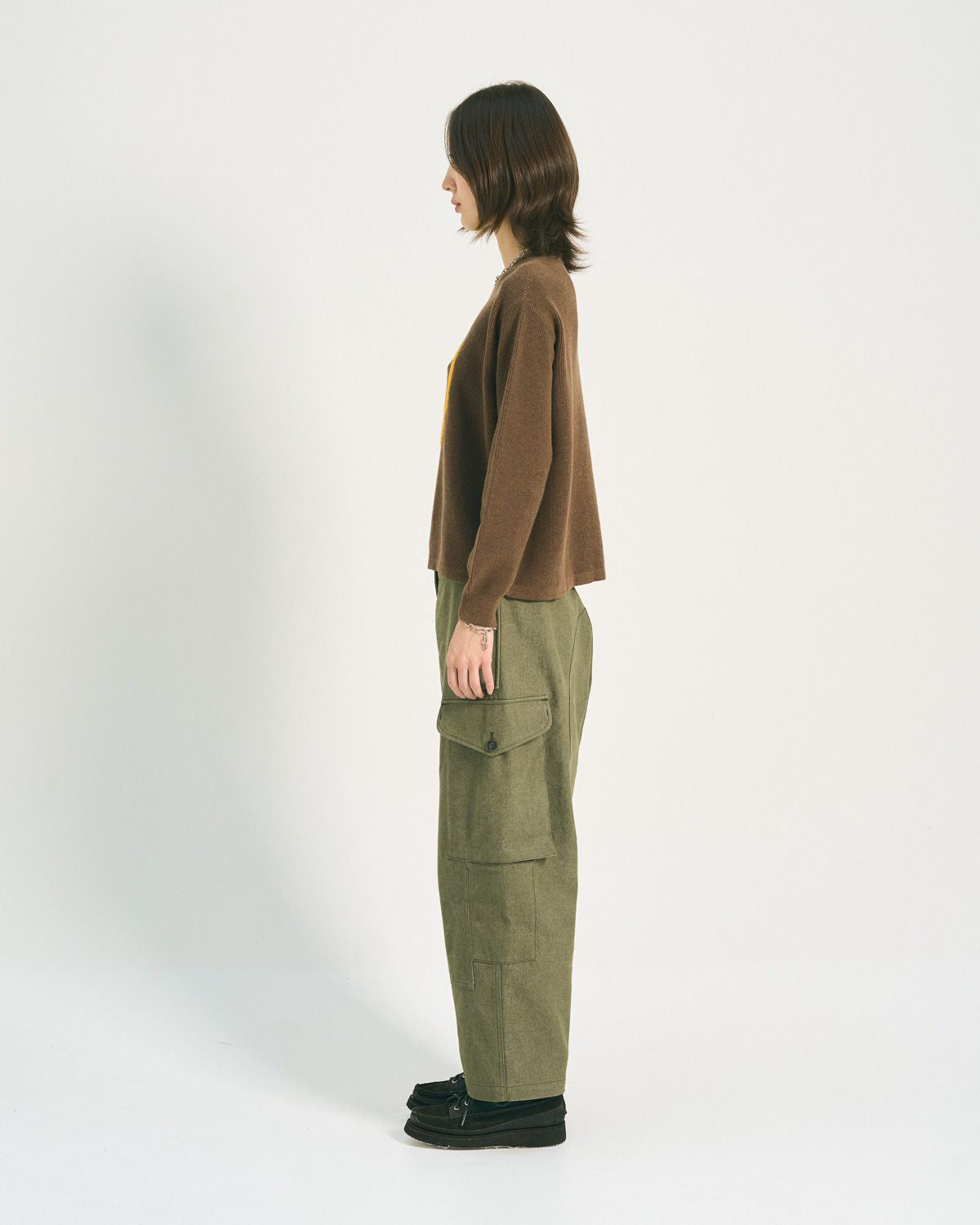 Team Waffle Pullover - Brown