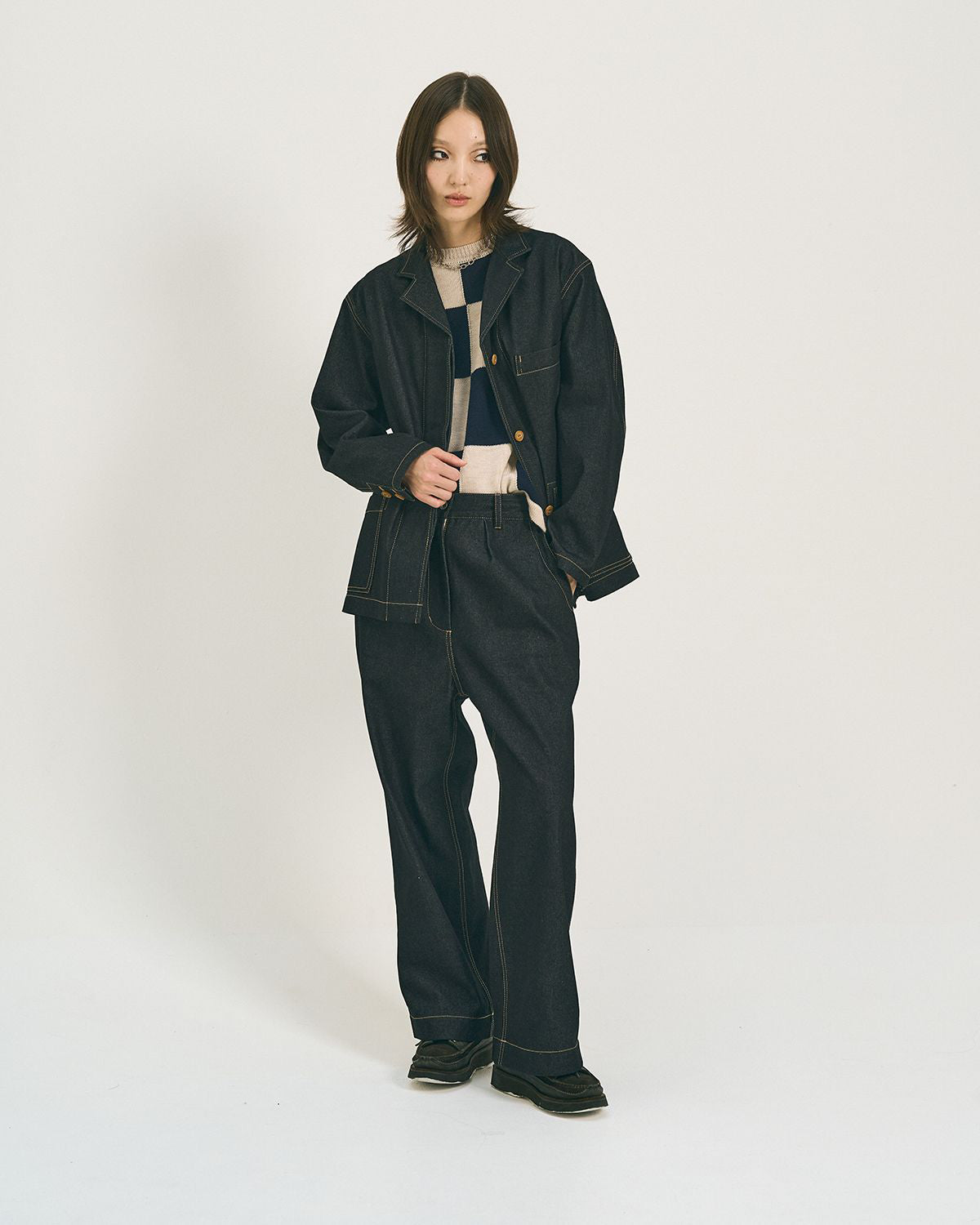 W'Mens Work Jean - Denim